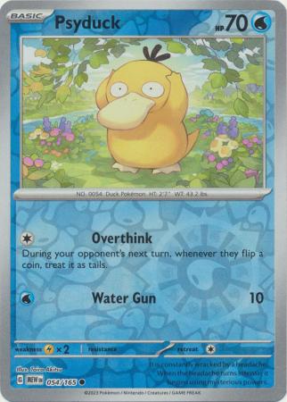 Psyduck - 054/165 - Common Reverse Holo