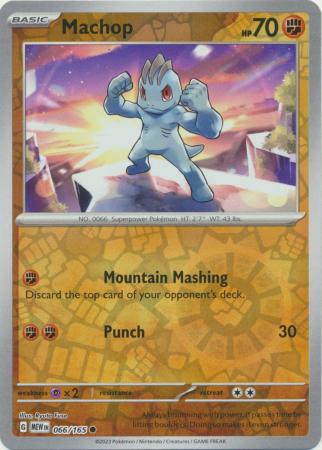 Machop - 066/165 - Common Reverse Holo