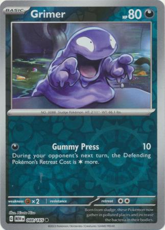 Grimer - 088/165 - Common Reverse Holo