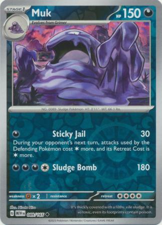 Muk - 089/165 - Uncommon Reverse Holo