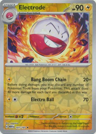 Electrode - 101/165 - Holo Rare Reverse Holo (Español)