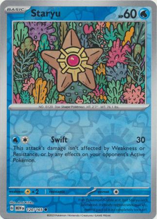 Staryu - 120/165 - Common Reverse Holo