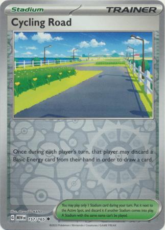 Cycling Road - 157/165 - Uncommon Reverse Holo