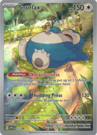 Snorlax - SVP051 - Illustration Rare Promo