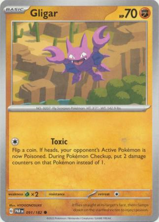 Gligar - 091/182 - Common