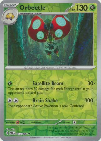 Orbeetle - 012/182 - Uncommon Reverse Holo