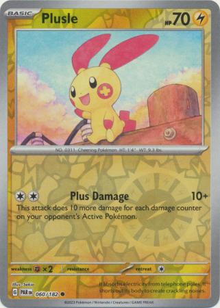 Plusle - 060/182 - Common Reverse Holo