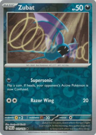 Zubat - 110/182 - Common Reverse Holo