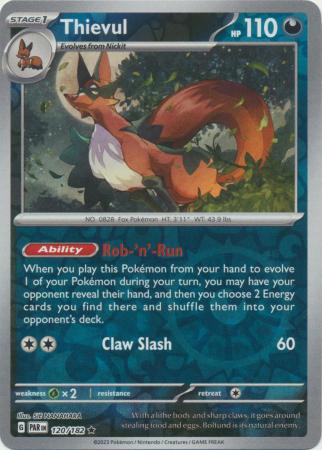 Thievul - 120/182 - Holo Rare Reverse Holo