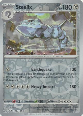 Steelix - 125/182 - Holo Rare Reverse Holo