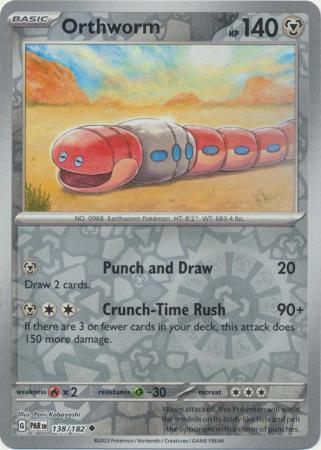 Orthworm - 138/182 - Uncommon Reverse Holo