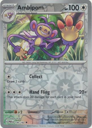 Ambipom - 146/182 - Uncommon Reverse Holo