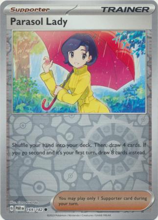 Parasol Lady - 169/182 - Common Reverse Holo