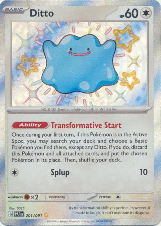 Ditto - 201/091 - Shiny Rare