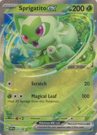 Sprigatito ex - SVP087 - Holo Promo