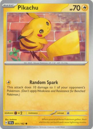 Pikachu - 051/162 - Common