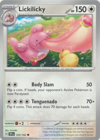 Lickilicky - 125/162 - Common