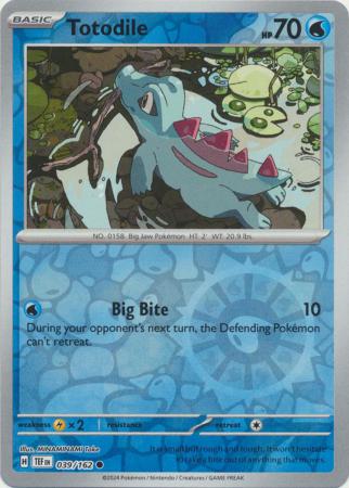 Totodile - 039/162 - Common Reverse Holo