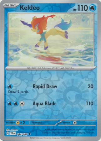 Keldeo - 044/162 - Uncommon Reverse Holo