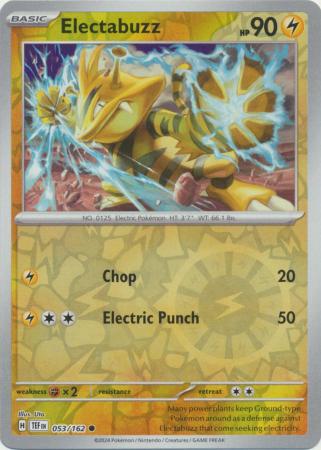 Electabuzz - 053/162 - Common Reverse Holo