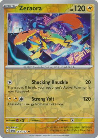 Zeraora - 057/162 - Uncommon Reverse Holo