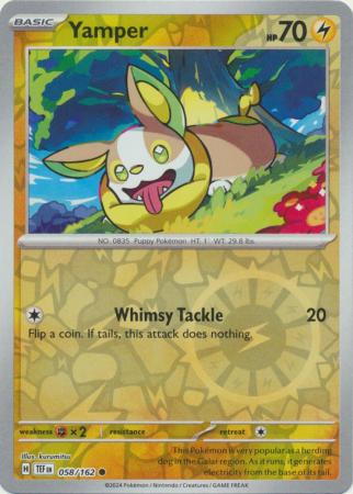 Yamper - 058/162 - Common Reverse Holo