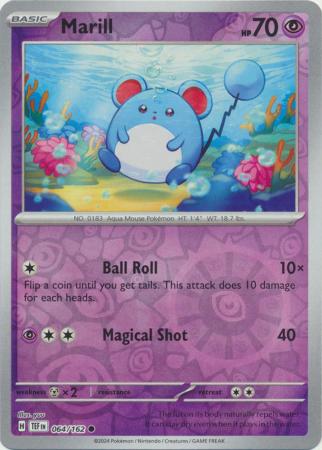 Marill - 064/162 - Common Reverse Holo