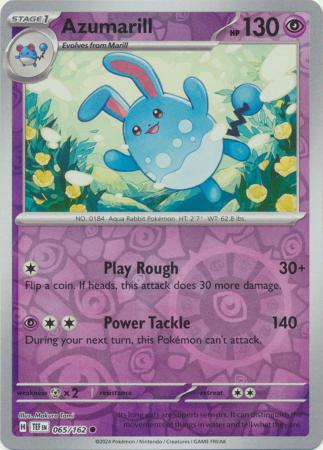 Azumarill - 065/162 - Common Reverse Holo