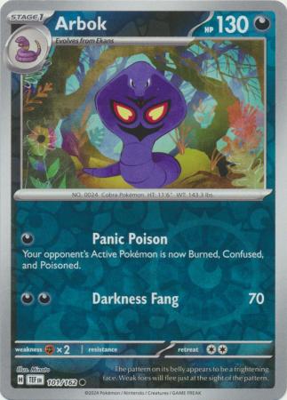 Arbok - 101/162 - Common Reverse Holo