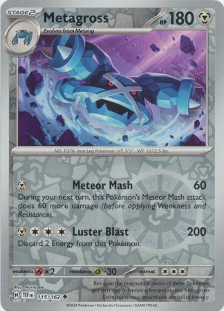 Metagross - 115/162 - Uncommon Reverse Holo