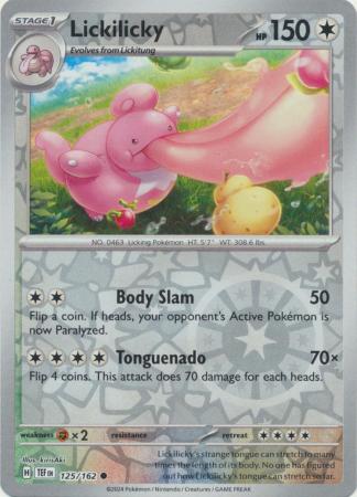 Lickilicky - 125/162 - Common Reverse Holo