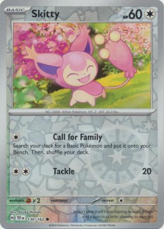 Skitty - 130/162 - Common Reverse Holo