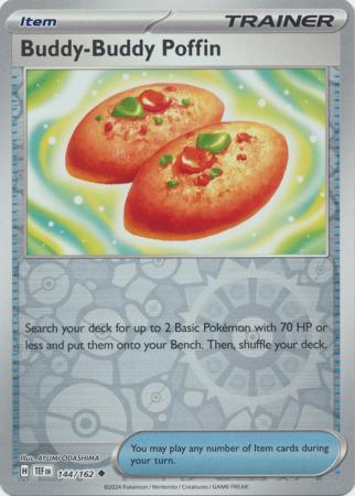 Buddy-Buddy Poffin - 144/162 - Uncommon Reverse Holo