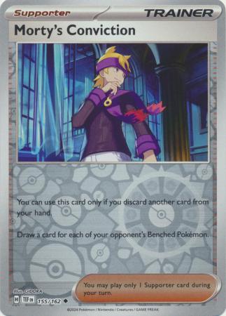 Morty's Conviction - 155/162 - Uncommon Reverse Holo