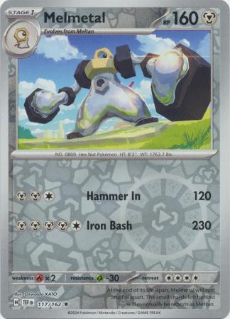 Melmetal - 117/162 - Holo Rare Reverse Holo