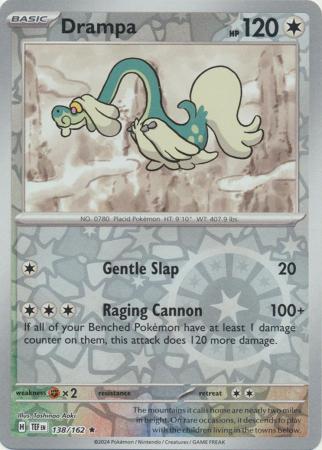 Drampa - 138/162 - Holo Rare Reverse Holo