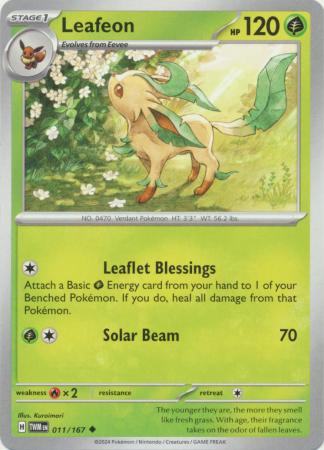 Leafeon - 011/167 - Uncommon (Español)