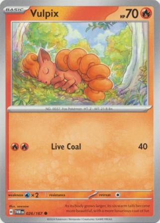 Vulpix - 026/167 - Common (Español)