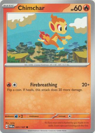 Chimchar - 031/167 - Common (Español)