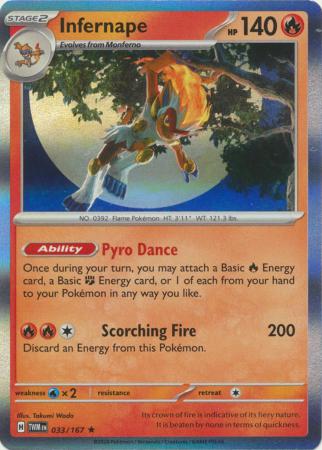 Infernape - 033/167 - Holo Rare