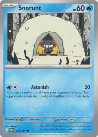 Snorunt - 051/167 - Common (Español)