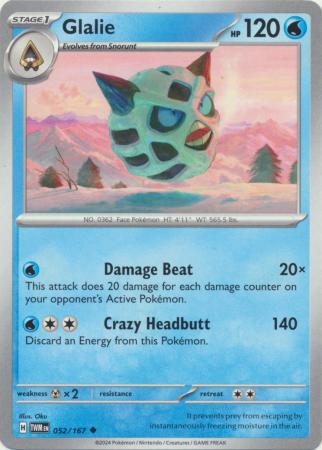 Glalie - 052/167 - Uncommon (Español)