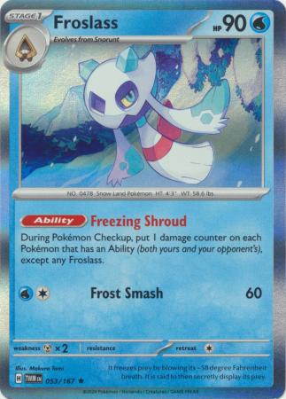 Froslass - 053/167 - Holo Rare