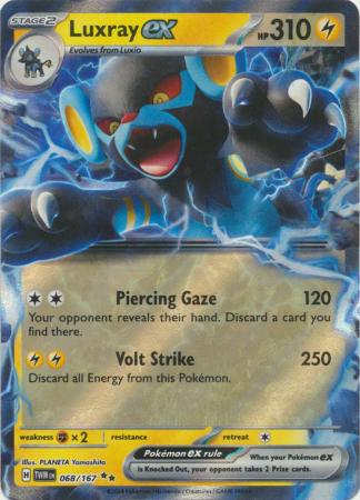 Luxray ex - 068/167 - Ultra Rare (Español)