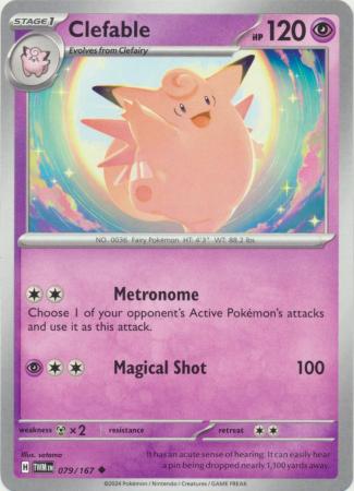 Clefable - 079/167 - Uncommon (Español)