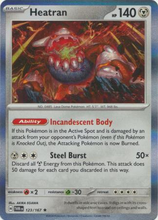 Heatran - 123/167 - Holo Rare