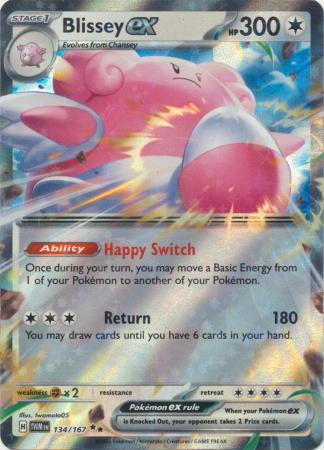 Blissey ex - 134/167 - Ultra Rare (Español)