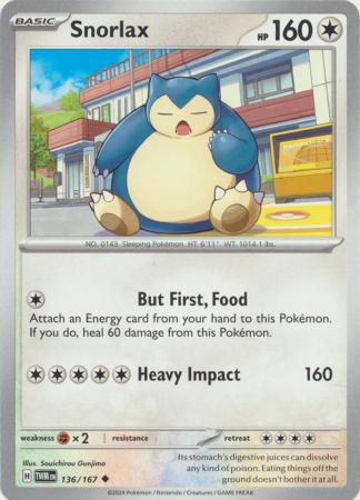 Snorlax - 136/167 - Uncommon (Español)