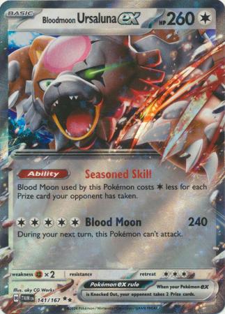 Bloodmoon Ursaluna ex - 141/167 - Ultra Rare