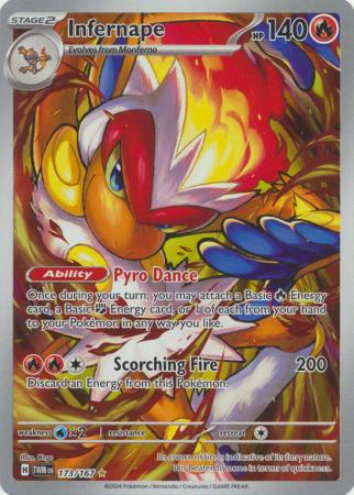 Infernape - 173/167 - Illustration Rare (Español)